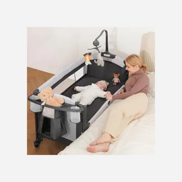ELEMARA 4 in 1 Wide Baby Bassinet