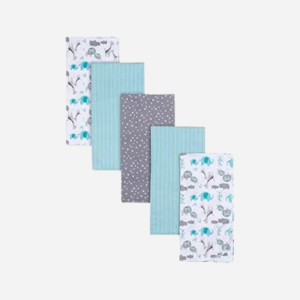 Gerber 100% Cotton Flannel Receiving Blankets - 5 Pack