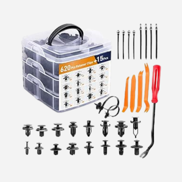GOOACC 680Pcs Car Push Retainer Clips Set