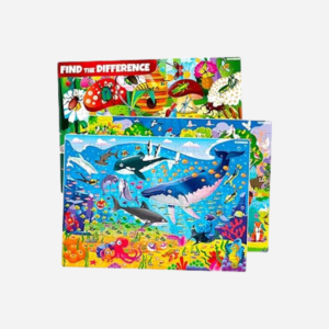 QUOKKA 3-Pack Floor Puzzles for Kids Ages 8-10