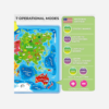 QUOKKA Interactive World Map Wall Chart