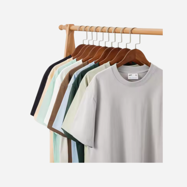 240g 100% Cotton Drop Shoulder T-Shirt