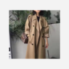 Classic Double-Breasted Women's Trench Coat