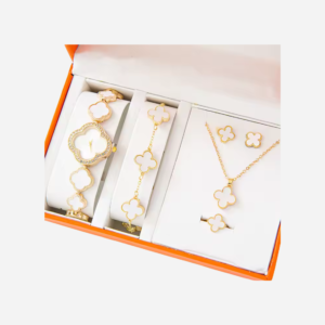 Four-Leaf Clover Jewelry Gift Set