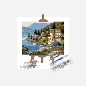 Custom DIY Village House Paint by Number Kit