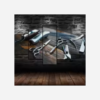 Haircut Tools Wall Art Set