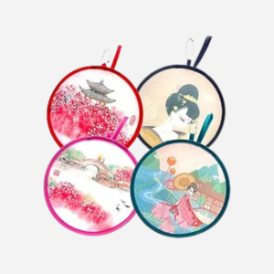 Foldable Handheld Fan Set