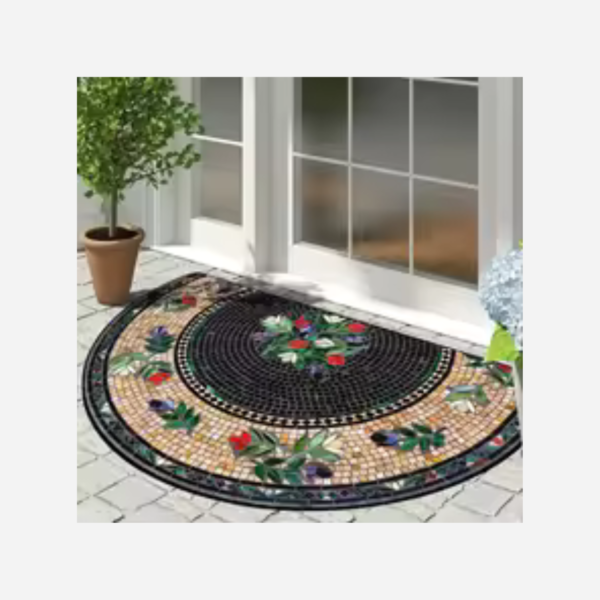 Stylish Semi-Circular Entrance Doormat